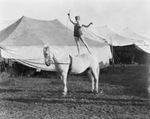 Stella Smith-Davenport, G. Barnes Circus, Breckenridge, Texas by Basil Clemons 1887-1964