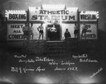 Circus: Bill H. Hames Shows wrestling and boxing performers, Breckenridge, Texas by Basil Clemons 1887-1964