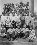 Parks School, 3rd and 4th grades, Stephens County, Texas by Basil Clemons 1887-1964