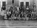 Unidentified elementary school, Breckenridge, Texas by Basil Clemons 1887-1964