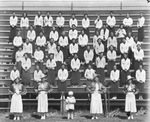 Pep Squad, B. H. S., Breckenridge, Texas by Basil Clemons 1887-1964