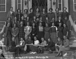 Commercial Club, Mrs. Mack Smith, fa[culty], High School, Breckenridge, Texas by Basil Clemons 1887-1964