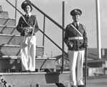 Two members of the Buckaroo Band, Breckenridge High School, Breckenridge, Texas by Basil Clemons 1887-1964