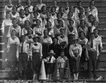 Buckaroo Pep Squad, High School, Breckenridge, Texas, Miss Alta Baggett, fa[culty] by Basil Clemons 1887-1964