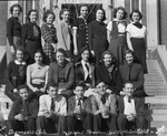 Dramatic Club, High School, Breckenridge, Texas, Miss Lespie Ratliff, fa[culty] by Basil Clemons 1887-1964