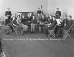 Music director J. C. Burkett and the High School orchestra, Breckenridge, Texas by Basil Clemons 1887-1964