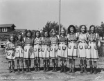 Cow Girl Chorus, East Ward, Breckenridge, Texas, Mrs. Haskall Key, sponsor by Basil Clemons 1887-1964