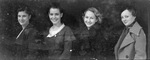 Four unidentified young women, possibly from Breckenridge, Texas by Basil Clemons 1887-1964