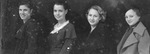 Four unidentified young women, possibly from Breckenridge, Texas by Basil Clemons 1887-1964