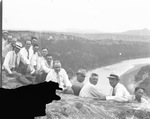 Men from the Breckenridge, Texas, Chamber of Commerce at the Possum Kingdom Reservoir and Brazos River. by Basil Clemons 1887-1964