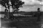 Group photo at Possum Kingdom Dam by Basil Clemons 1887-1964