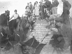 "Snake Hunters of Texas viewing a catch on the Oloflin Ranch S. W. of Breckenridge" by Basil Clemons 1887-1964