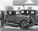 "Dr. Swiney uses Nash Special Coupe on special calls, Baines-Kime Motor Co., Breckenridge, Texas" by Basil Clemons 1887-1964