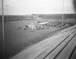 Sea Scouts at a ceremony on a football field, Breckenridge, Texas by Basil Clemons 1887-1964