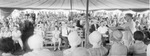 Church meeting under a tent by Basil Clemons 1887-1964