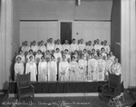 "The First Methodist Church choir, Breckenridge, Texas, Director Mrs. John W. Ward" by Basil Clemons 1887-1964