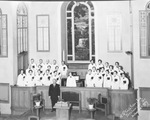 Choir at the First Christian Church, Breckenridge, Texas by Basil Clemons 1887-1964