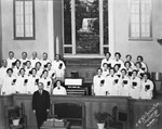 Choir at the First Christian Church, Breckenridge, Texas by Basil Clemons 1887-1964