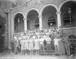 "Youth revival at First Christian Church, Breckenridge, Texas, Amos Myers, pastor" by Basil Clemons 1887-1964