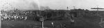 Panoramic view of a circus fairground, Breckenridge, Texas by Basil Clemons 1887-1964