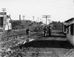 "Running sewer line over North Hill" by Basil Clemons 1887-1964