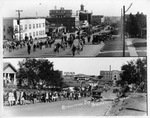 Armistice Day Parade in downtown Breckenridge, Texas by Basil Clemons 1887-1964