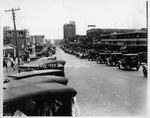 Armistice Day Parade in downtown Breckenridge, Texas by Basil Clemons 1887-1964