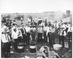 The Cooks Masonic Barbecue, Breckenridge, Texas by Basil Clemons 1887-1964