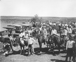 Rodeo at Wayland, Texas, 1929 by Basil Clemons 1887-1964