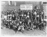 Star-Telegram news boys and girls, Breckenridge, Texas, 1921 by Basil Clemons 1887-1964