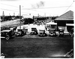 Breckenridge, Texas railroad depot by Basil Clemons 1887-1964