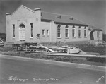 Temple Beth Israel under construction by Basil Clemons 1887-1964