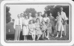 Albert R. Bass family with church group