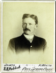 Cabinet card photo of B. B. Paddock by Swartz Photographers