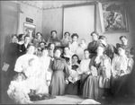 Photograph of women, children and babies of Berachah Home