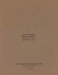 Berachah Home 1930 Audit Report