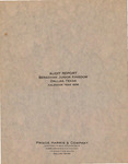 Berachah Home 1938 Audit Report