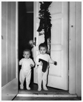 Children in doorway by Bill Wood Photo Company