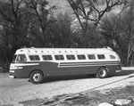 Trailways bus on dirt road by Bill Wood Photo Company