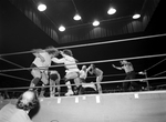 Wrestling at Will Rogers Coliseum; David and Kevin Von Erich by Cirrus Bonneau