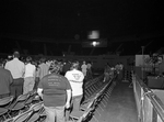 Wrestling at Will Rogers Coliseum; fans wearing shirts "Happiness is Watching a Von Erich Wrestle" and "Without a Von Erich, it Just isn't Wrestling" by Cirrus Bonneau