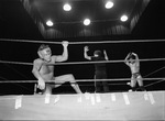 Wrestling at Will Rogers Coliseum, Fort Worth, Texas by Cirrus Bonneau