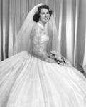 The wedding portrait of Ann Hutter Caton