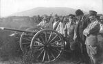 Mexican Revolution, ca. 1915, Artillery soldiers