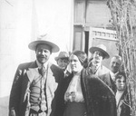 Pancho Villa, La Luz Corral Villa, and four unidentified individuals