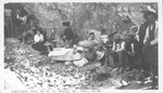 Francisco Madero and wife and friends in camp west of El Paso, Texas