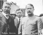 Andres Garcia and Alvaro Obregon postcard