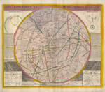 Motus Cometarium in Hemispaerio Boreali by Johann Gabriel Doppelmayr and Johann Baptist Homann