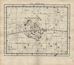 Atlas Celeste - Les Gemeaux by John Flamsteed and Jean Nicolas Fortin