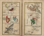 Atlas Portalis Coelestis - table 28 and 29 by Johann Christoph Weigel and Johann Rost